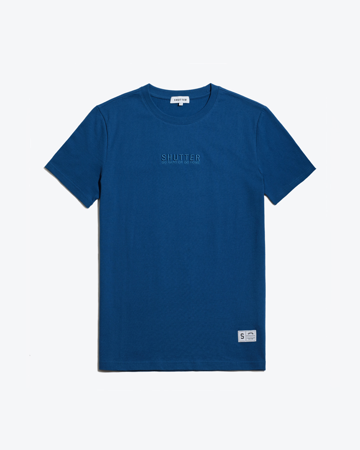 [셔터] GO HARD 1/2 티셔츠 (DEEP BLUE)